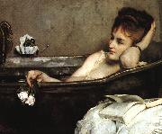 Alfred Stevens The Bath (san06) Germany oil painting reproduction